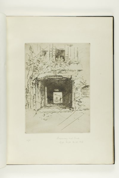 Porta e Videira de James McNeill Whistler