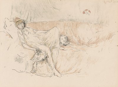 Figura Drapejada, Reclinada de James Abbott McNeill Whistler