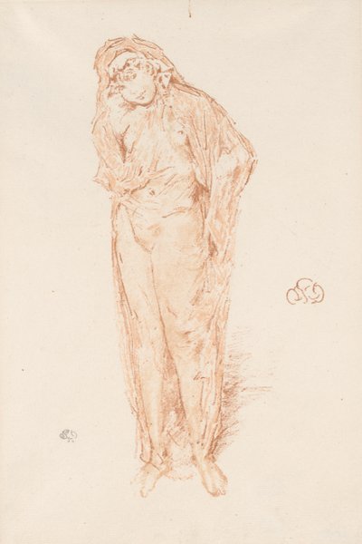 Figura Drapejada, Em Pé de James Abbott McNeill Whistler