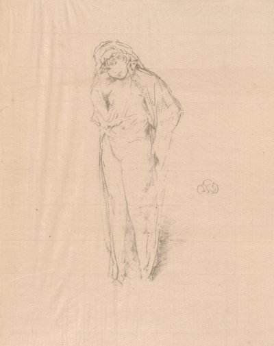 Figura Drapejada, Em Pé de James Abbott McNeill Whistler