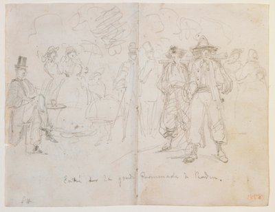 Entrou no Grande Passeio em Baden de James Abbott McNeill Whistler