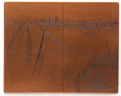 Placa de gravação: Millbank de James Abbott McNeill Whistler