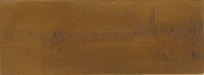 Placa de gravura: Old Westminster Bridge de James Abbott McNeill Whistler