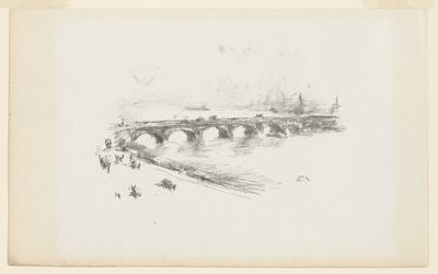 Noite, Little Waterloo Bridge de James Abbott McNeill Whistler