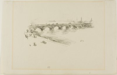 Noite, Little Waterloo Bridge de James Abbott McNeill Whistler