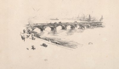 Noite, Little Waterloo Bridge de James McNeill Whistler