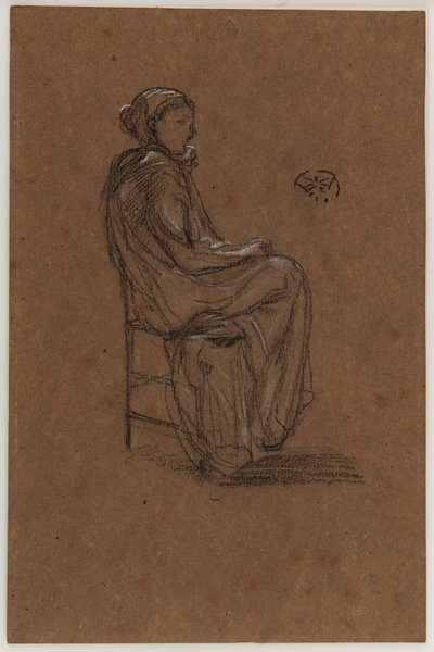 Figura feminina, sentada de James Abbott McNeill Whistler