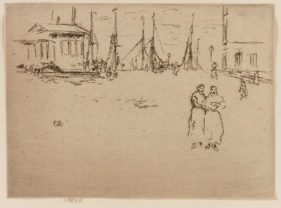 Cais de Pesca, Ostende de James Abbott McNeill Whistler