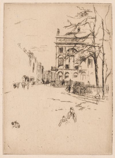 Praça Fitzroy de James Abbott McNeill Whistler