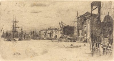 Cais de Livre Comércio de James Abbott McNeill Whistler