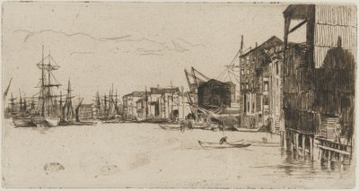 Cais de Livre Comércio de James Abbott McNeill Whistler