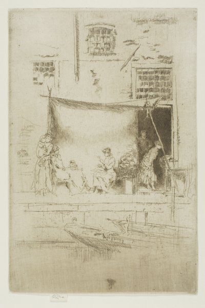 Barraca de frutas de James Abbott McNeill Whistler