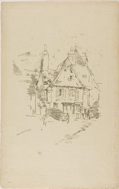 Telhados de duas águas de James Abbott McNeill Whistler