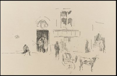 Porta do Palco da alegria de James Abbott McNeill Whistler