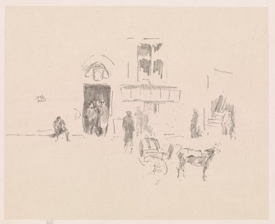 Porta do Palco da alegria de James Abbott McNeill Whistler