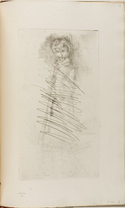 Garota em pé de James Abbott McNeill Whistler
