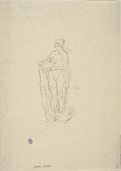 menina com tigela de James Abbott McNeill Whistler