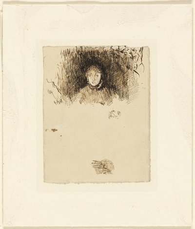 Cabeça de uma rapariga de James McNeill Whistler