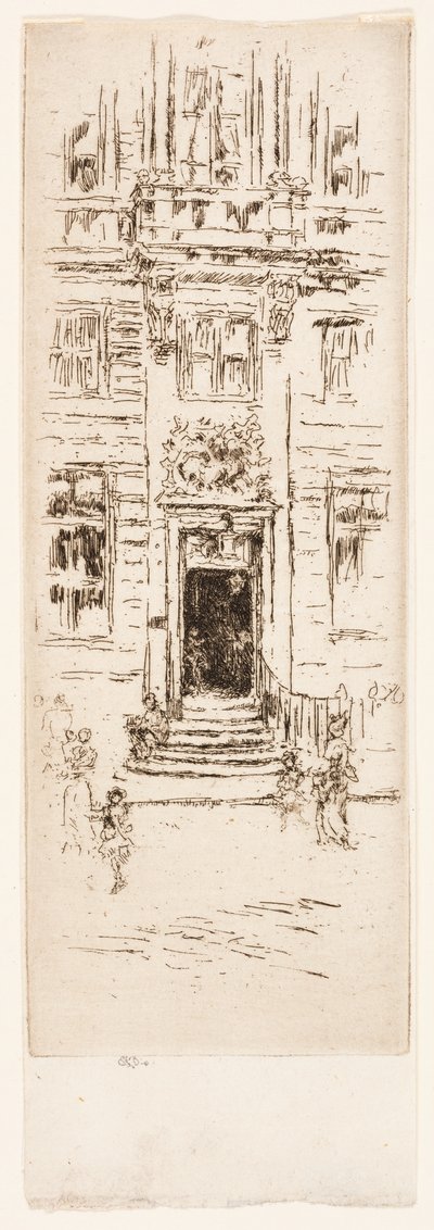 Casa do Cisne, Bruxelas de James Abbott McNeill Whistler