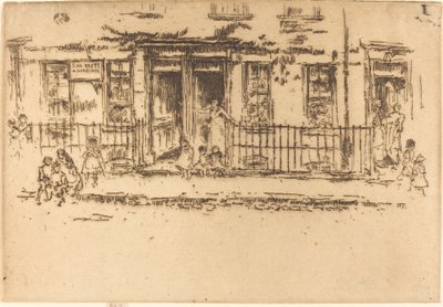 Caminhada da Justiça - Chelsea de James Abbott McNeill Whistler