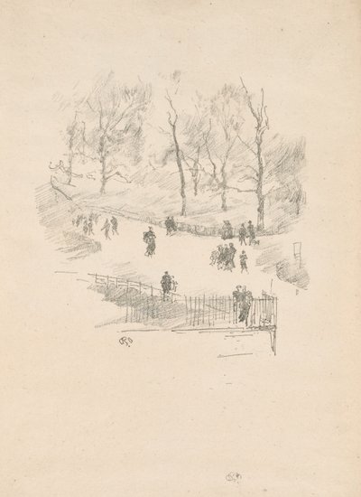 jardins Kensington de James Abbott McNeill Whistler