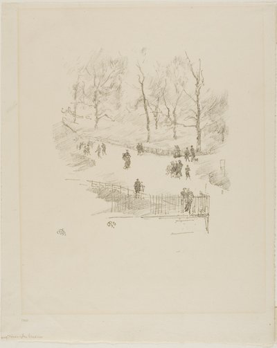jardins Kensington de James Abbott McNeill Whistler