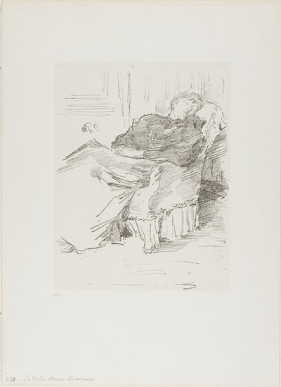 A bela dama adormecida de James Abbott McNeill Whistler