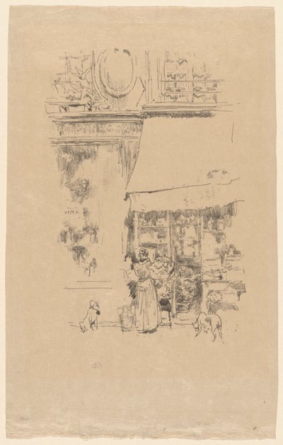 O Fruitière da rue de Grenelle de James McNeill Whistler
