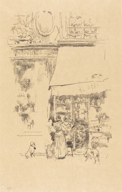 A frutaria da rue de Grenelle de James McNeill Whistler