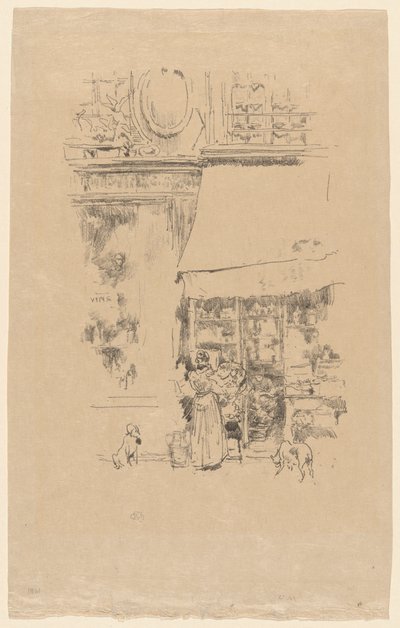 O Fruitière da rue de Grenelle de James Abbott McNeill Whistler