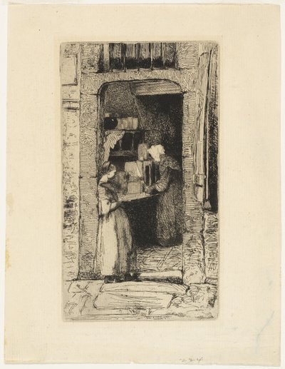 O vendedor de mostarda de James Abbott McNeill Whistler