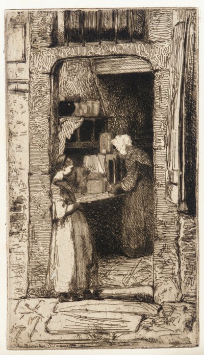 O vendedor de mostarda de James Abbott McNeill Whistler