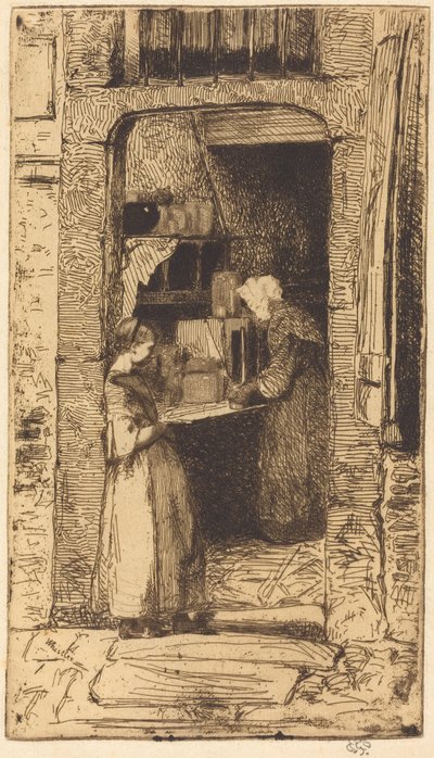 A vendedora de mostarda de James McNeill Whistler
