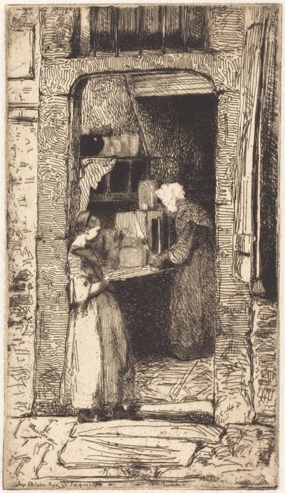 A vendedora de mostarda de James McNeill Whistler