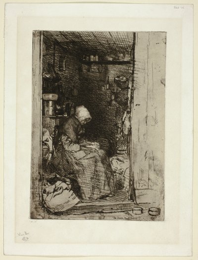 La Vieille aux Loques (A Velha com Trapos) de James Abbott McNeill Whistler