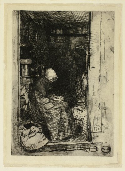 La Vieille aux Loques (A Velha com Trapos) de James Abbott McNeill Whistler