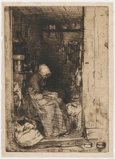 La Vieille aux Loques de James Abbott McNeill Whistler