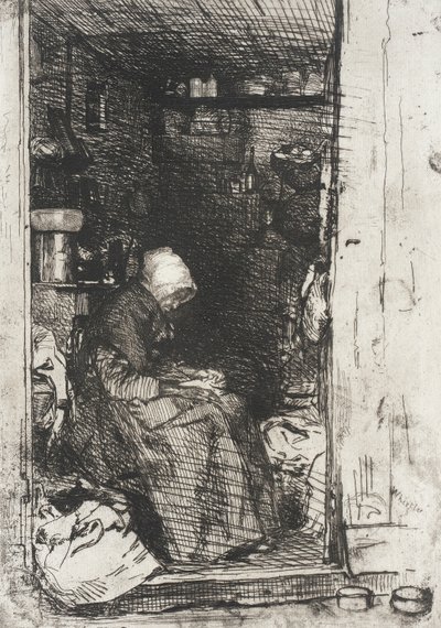 A velha em farrapos de James McNeill Whistler