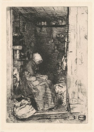 A velha vendedora de trapos de James McNeill Whistler
