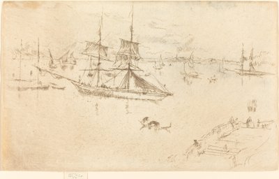 Lagoa: meio-dia de James Abbott McNeill Whistler