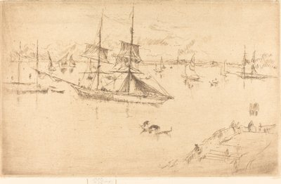 Lagoa: meio-dia de James Abbott McNeill Whistler