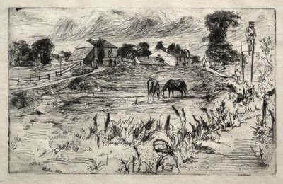 Paisagem com o cavalo de James McNeill Whistler