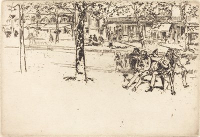Boulevard Poissonnière de James Abbott McNeill Whistler