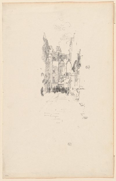 Little Court, Feira de Tecidos de James Abbott McNeill Whistler
