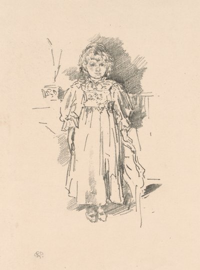 Pequena Evelyn de James Abbott McNeill Whistler