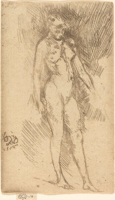 Pequena Figura Nua de James Abbott McNeill Whistler