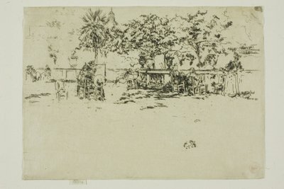 Little Terrace, Jardins de Luxemburgo de James Abbott McNeill Whistler
