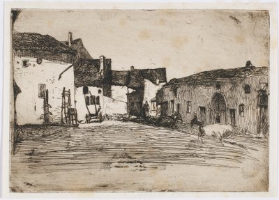 Liverdun. Uma das doze gravuras da natureza de James Abbott McNeill Whistler