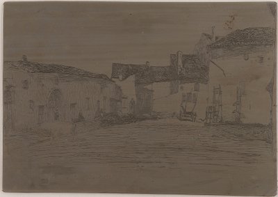 Liverdun. Uma das <em>Doze Gravuras da Natureza</em> de James Abbott McNeill Whistler