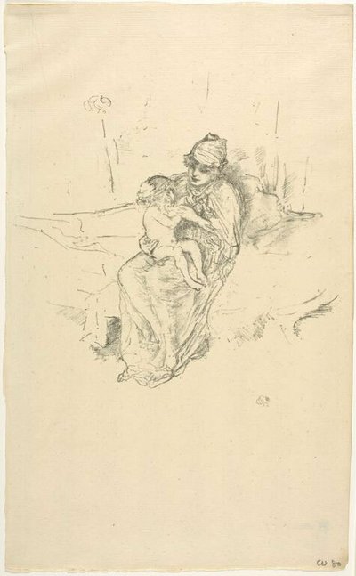 Mãe e filho n.º 1 de James McNeill Whistler